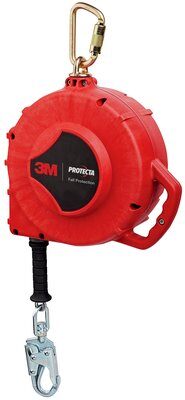 3590630 - Protecta (SRL) Self Retracting Lifeline - 85 ft. (25.9m) - Galvanized steel lifeline w/ steel snap hook - Thermoplastic housing - Anchorage carabiner image 0