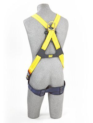 Delta Cross-Over Style Climbing Harness - Front &amp; back D-ring - Tongue-buckle leg straps - Pass-thru chest buckle image 2