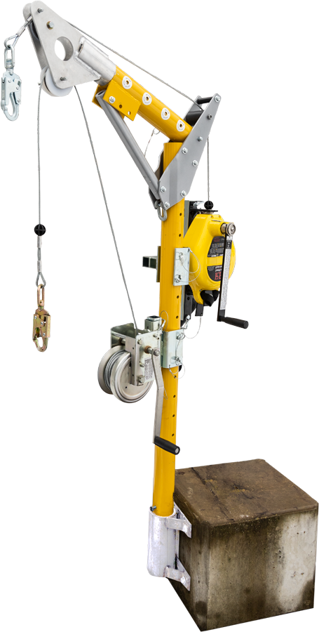 PD8 Wall Mount Sleeve Davit Base - French Creek Fall Safety image 1