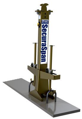 7400045 - SecuraSpan Loop Rebar HLL Stanchion w/ Base, Fits: 1/2" to 4-1/2" dia. &amp; from 3.5" to 8" tall with 3 in. or greater spacing image 0