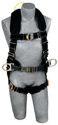 ExoFit XP Arc Flash Construction Harness - Dorsal Web Loop - Side d-rings - Nomex/Kevlar FR webbing - Arc flash rated - Quick-connect leg and chest buckles image 0