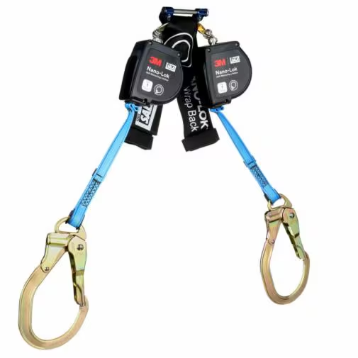 3100618 - 3M DBI-SALA Nano-Lok Wrap Back Twin-Leg Quick Connect Self Retracting Lifeline image 0