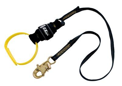 6ft. Arc flash Shock Absorbing Lanyard - EZ-Stop FR single-leg web lanyard – Web loop choker & steel snap hook – Fire resistant, anti-static & arc flash rated – Reflective materials  - 3M DBI-SALA 1246305 image 0