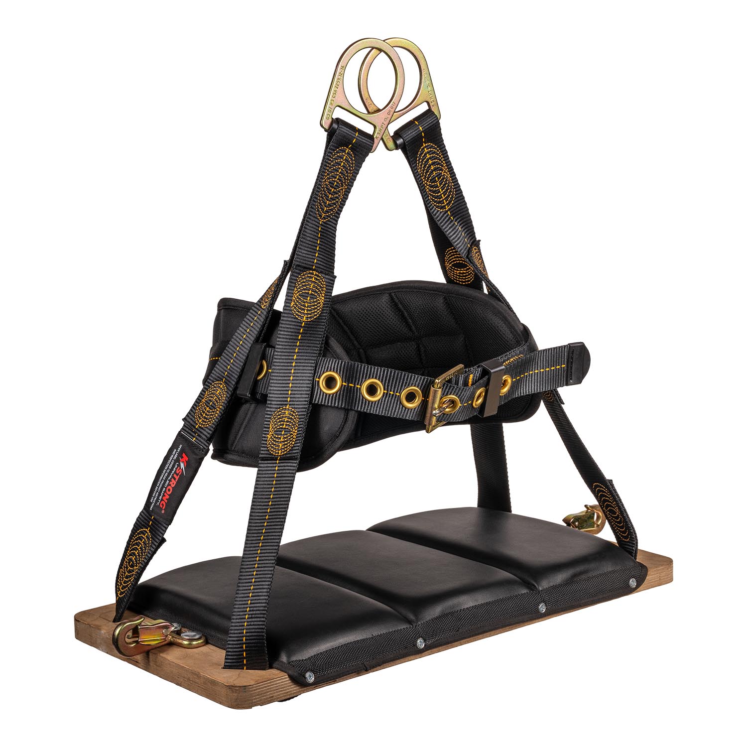 Kapture Element Bosun Chair With Padded Board, Padded Belt, Lifting D-rings, Tool Clips - KStrong UFZ920011 image 0