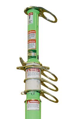 Post extension for Fall Arrest Pole - Extends pole 14 inches - 360-degree swiveling snap hook - Supports a single worker - For use with fall arrest pole - 3M DBI-SALA 8516692 image 0
