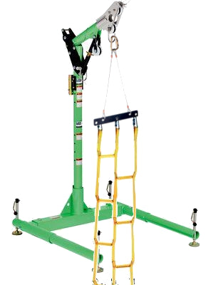 Rollgliss rescue ladder - 8 ft. synthetic web rescue ladder - Staggered rigid steps - Combine to increase ladder length - Includes (3) carabiners - 3M DBI-SALA 8516294 image 3