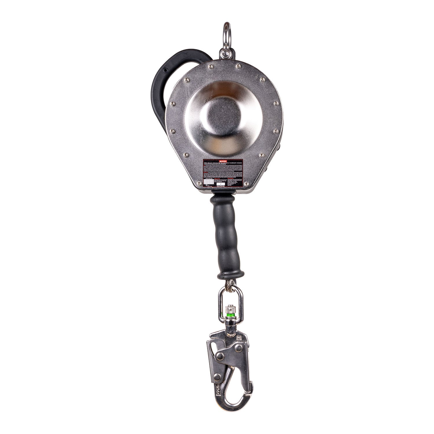 BRUTE Sealed 30 ft. SRL with stainless steel cable and stainless steel swivel snap hook. Includes stainless steel installation carabiner and tagline (ANSI) - KStrong UFS570030 image 3