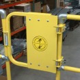 GuardDog Self-closing Safety Gate - Fully assembled - Universal swing direction - OSHA Compliant guardrail - Fits 2 in. round or square - BlueWaterMFG image 6