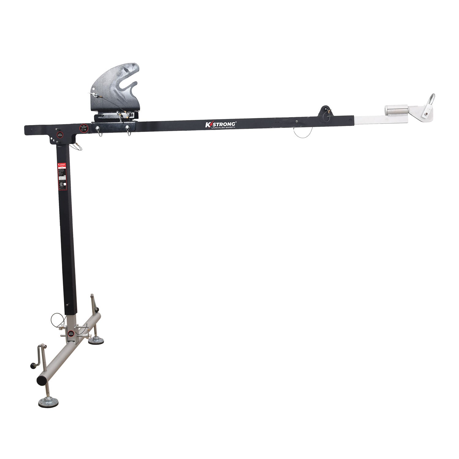 Side Entry Davit Assembly with Retrieval Device Bracket (High Strength Aluminum Alloy) - KStrong image 0