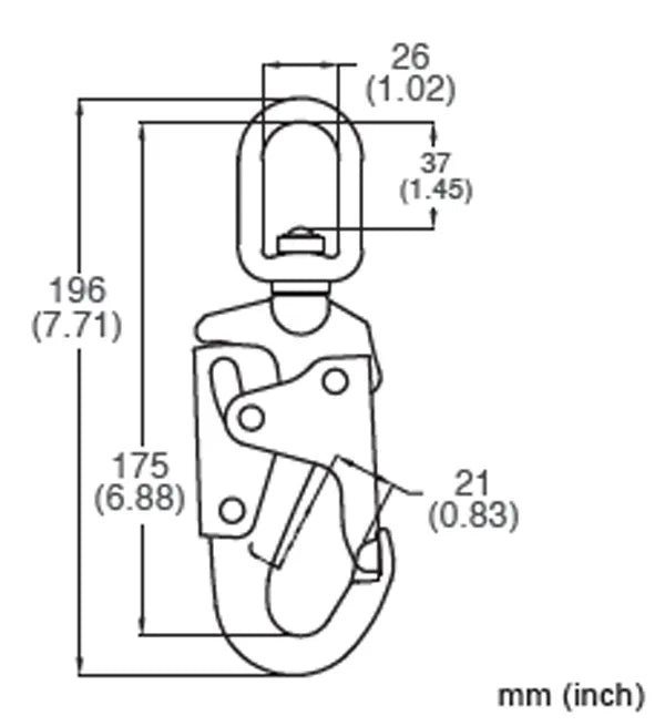 49 Locking Snaphook - French Creek Fall Safety image 1