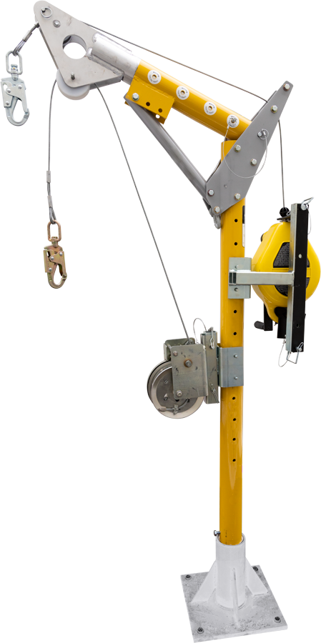 PD7 Floor Mount Sleeve Davit Base - French Creek Fall Safety image 1