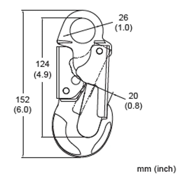 74A Aluminum Locking Snaphook - French Creek Fall Safety image 1