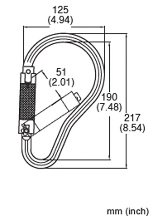 62R Twist-Lock Carabiner - French Creek Fall Safety image 1