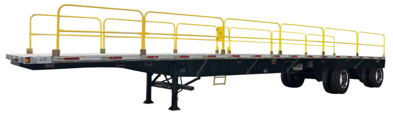 Flatbed Trailer Safety Rail - BlueWater image 0