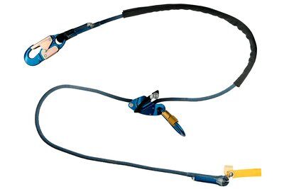 6ft. TriggerX Adjustable Rope Positioning Lanyard - Aluminum snap hook on one end - Three fall protection modes: single, double &amp; rescue - ANSI &amp; ASTM rated for single mode - Aramid fiber rope with red indicating core - 3M DBI-SALA 1234091 image 0