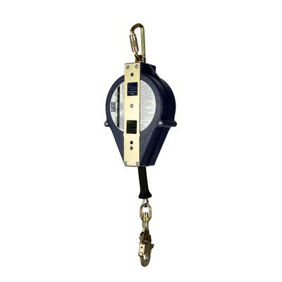 3504450 - Ultra-Lok (SRL) Self Retracting Lifeline - 50 ft. (15.2m) - Galvanized cable lifeline w/ swivel snap hook - Single leg - Anchorage loop for mounting image 0
