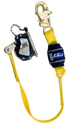 Lad-Saf Mobile rope grab w/ 3 ft. EZ-Stop Lanyard - Mobile design - Follows user as they climb/descend - For use on 5/8-in rope - 3M DBI-SALA 5002045 image 0