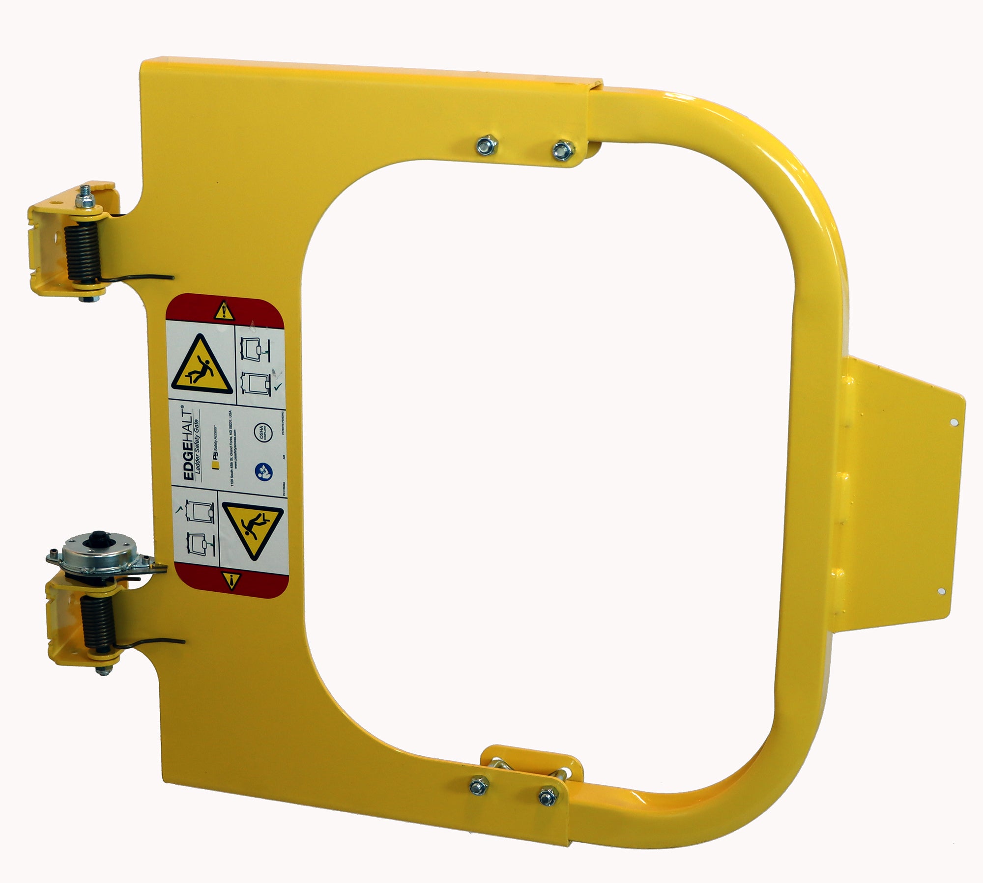 EdgeHalt Adjustable Ladder Safety Gate with Slam-Proof Technology