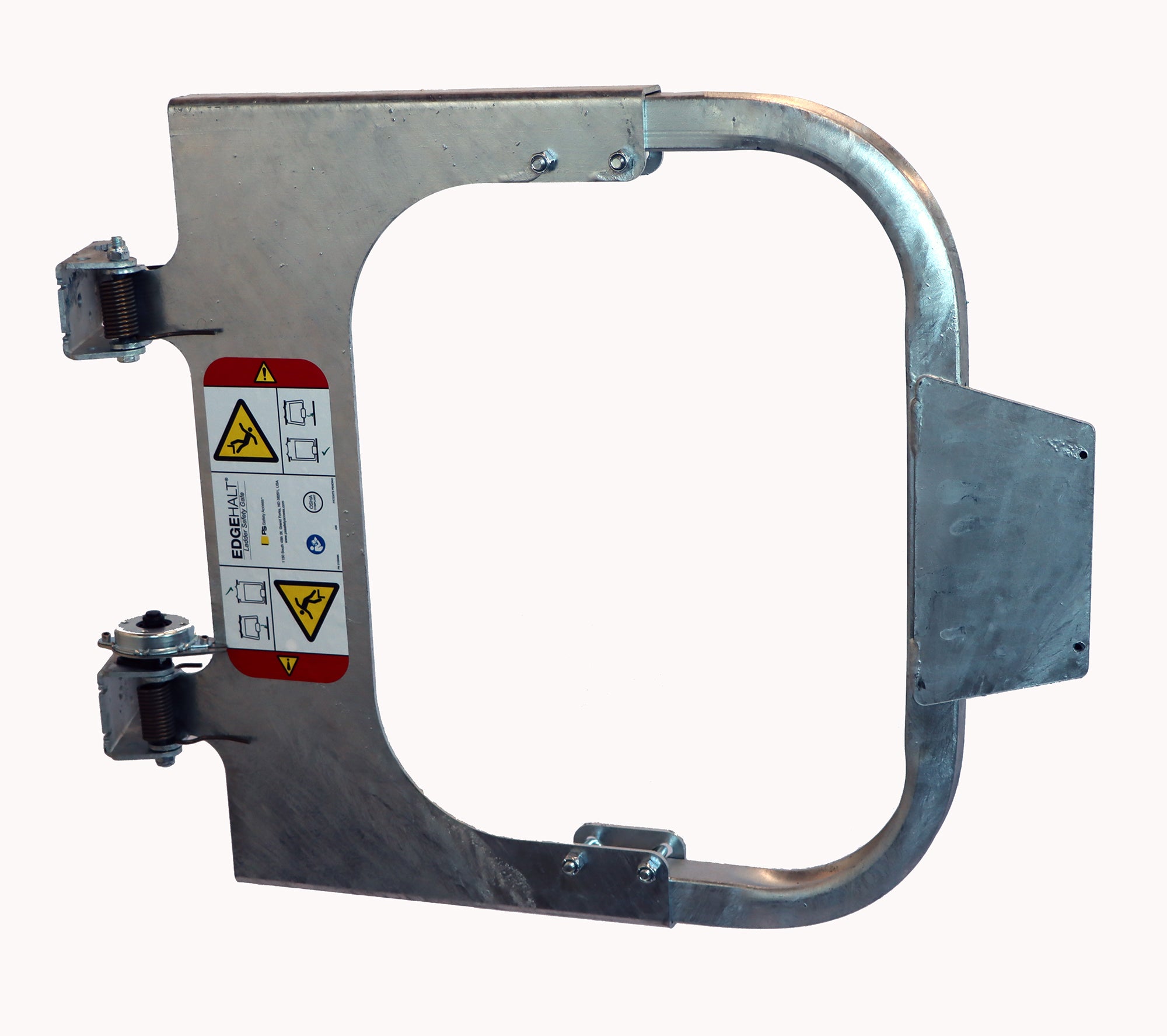 EdgeHalt Adjustable Ladder Safety Gate with Slam-Proof Technology
