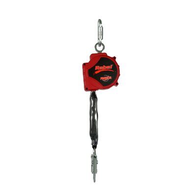 3100431 - Protecta (SRL) Self Retracting Lifeline - 20 ft. (6.1 m) - Polyester web lifeline w/ steel snap hook - Single leg - Anchorage carabiner for mounting image 0