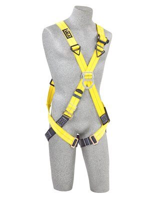 Delta Cross-Over Style Climbing Harness - Front &amp; back D-ring - Tongue-buckle leg straps - Pass-thru chest buckle image 1