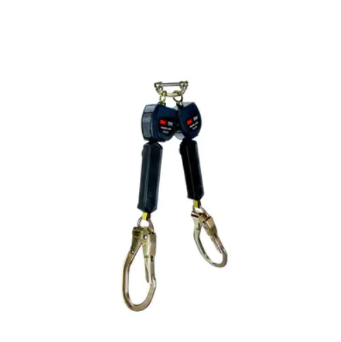 3101471 - 3M DBI-SALA Nano-Lok Personal Self Retracting Lifeline, Twin-leg with Rebar Hook Anchorage and Single Pin Connector image 0