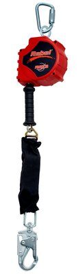 3590019  - Protecta (SRL) Self Retracting Lifeline - 15 ft. (4.5 m) - Galvanized steel lifeline w/ swiveling steel snap hook - Thermoplastic housing - Anchorage carabiner image 0