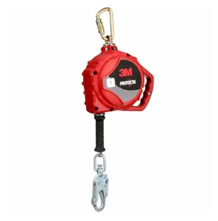 3590038 Protecta Self-Retracting Lifeline, Galvanized Cable, Steel Swivel Snap Hook, 50ft., Class 1, ANSI - 3M image 0