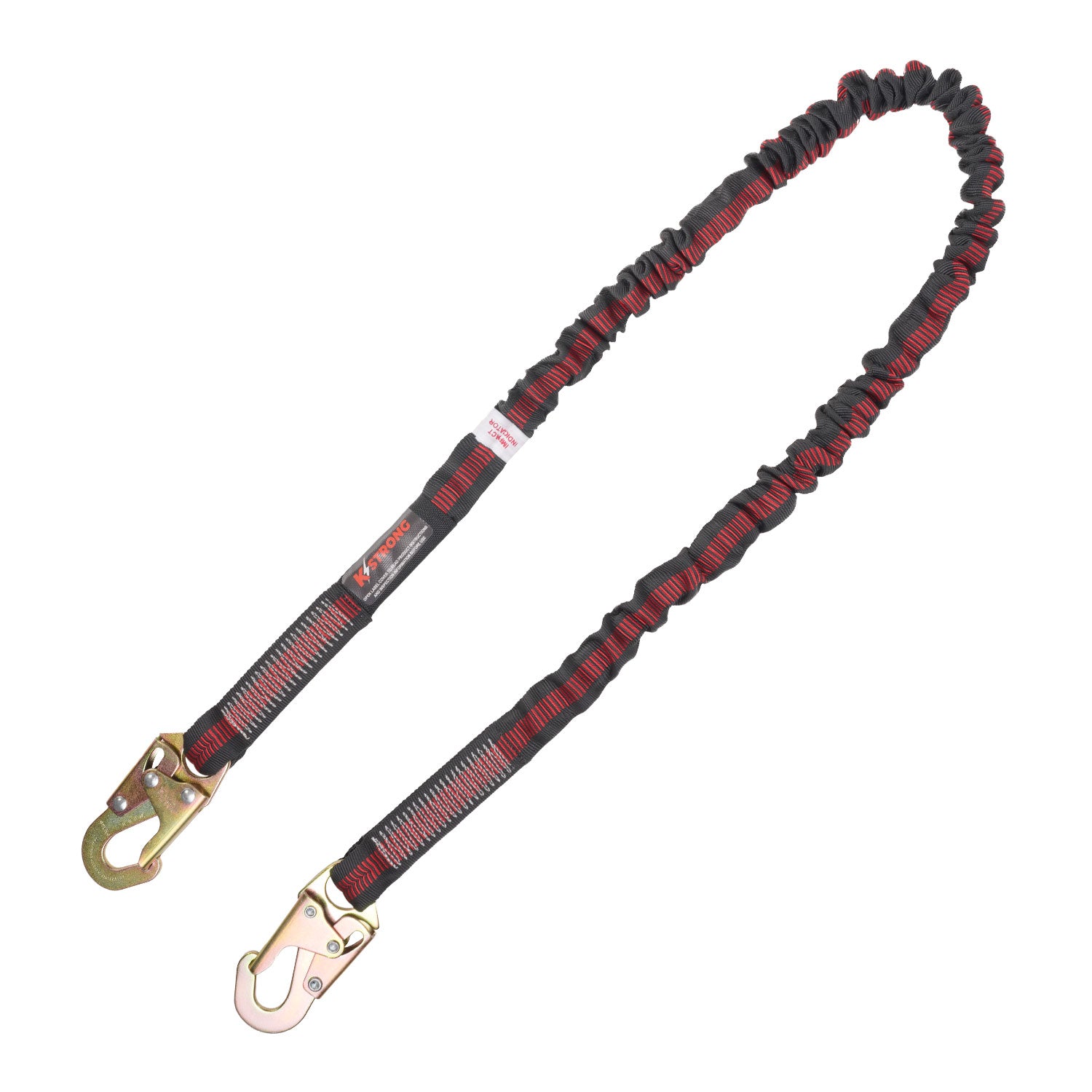 Kapture Essential 3-Point Full Body Harness, Dorsal D-Ring, MB Legs with 6′ Internal SAL with snap hooks, S-L (ANSI) - KStrong image 2