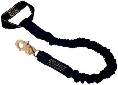 6ft. Arc Flash Shock Absorbing Lanyards - Web loop / Snap hook - Fire resistant, anti-static and arc flash rated - Reflective materials - Nomex/Kevlar webbing - 3M DBI-SALA ShockWave2 1244611 image 0