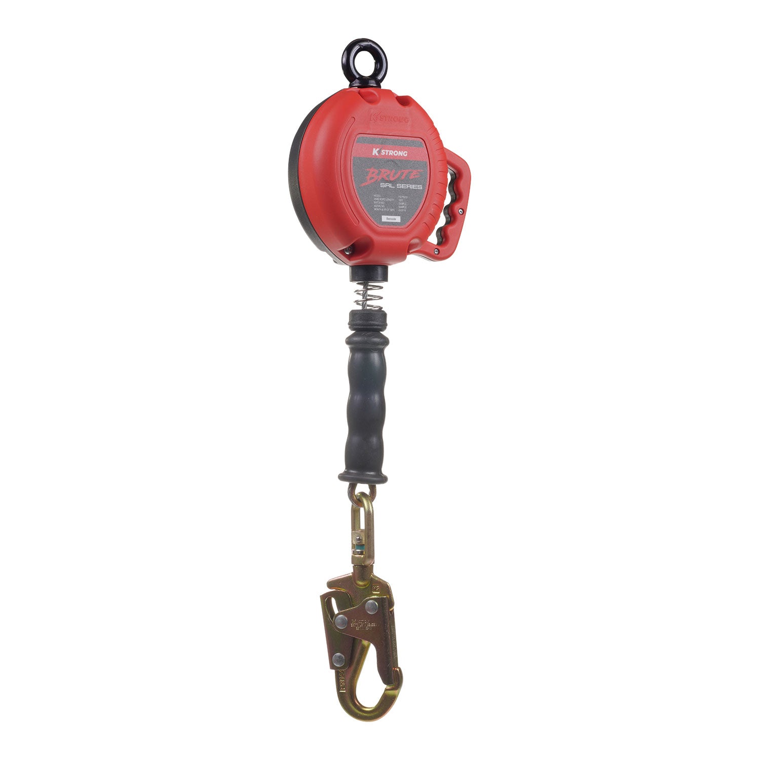 BRUTE 25 ft. Cable SRL-LE with Snap Hook. Galvanized Steel Wire Rope. Includes Installation Carabiner and Tagline (ANSI) - KStrong image 1