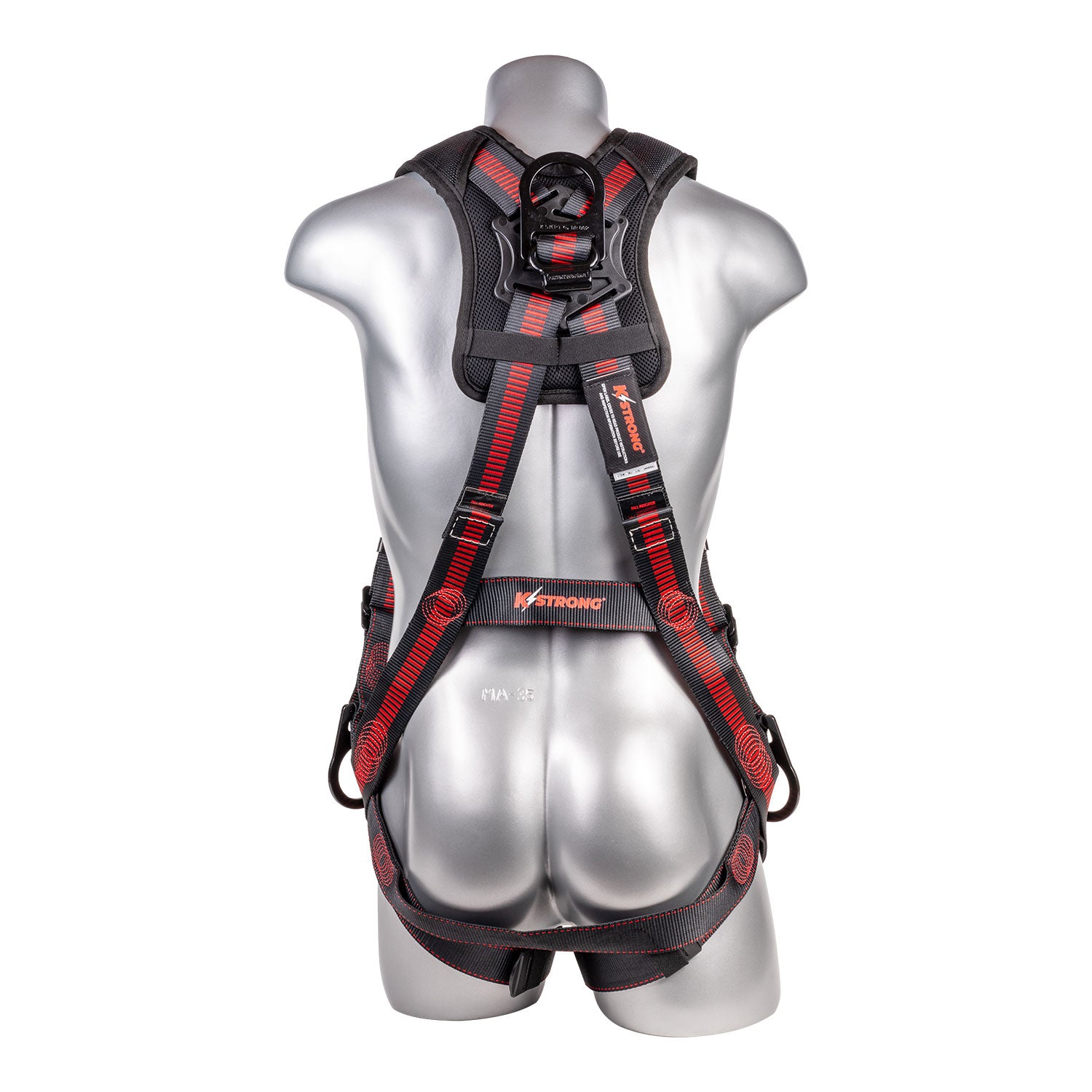 Kapture Elite+ 5-Point FBH, Enhanced Dorsal D-ring Plus, 2 Side D-rings, QC Legs, QC Chest, Back/ Shoulder Pad, All Black Fittings - KStrong UFH15231Q image 3