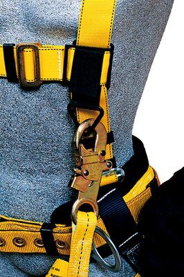 DBI Lanyard Keepers - Provides easy place to park lanyards - Hook and loop attachment - Heavy-duty plastic ring - 3M DBI-SALA 9504374 image 1