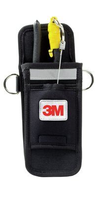 1500102 - Single Tool Holster w/ 52" retractor (1.5 lb. capacity) - For attachment to body belt - Magnetic tool holder - Reflective - Drain vent - 5lb. capacity - 1 EA - 3M DBI-SALA image 0