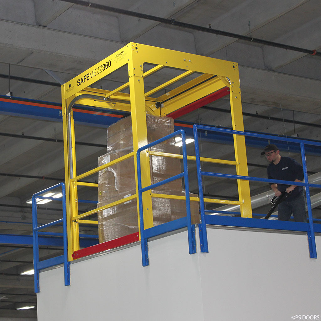 SafeMezz360 Bi-directional Mezzanine Safety Gate - PS Doors image 8