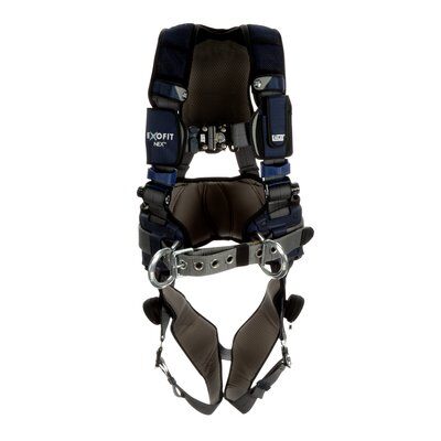 ExoFit NEX+ Comfort Construction-style Positioning Harness - Back &amp; side d-rings - Belt w/ hip pad - Personal SRL-adapter image 0