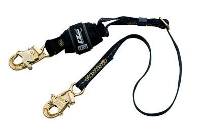 6ft. Adjustable Shock Absorbing Lanyard - Arc flash and FR lanyard - Steel snap hooks on each end - Force2 - 12ft. free fall and dual capacity rated - 3M DBI-SALA 1246317 image 0