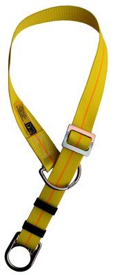 Web Tie-off Adapter - Pass-thru style adjustable tie-off adapter - Polyester webbing - High strength steel D-ring - 3M DBI-SALA 1002103 1002106 image 0