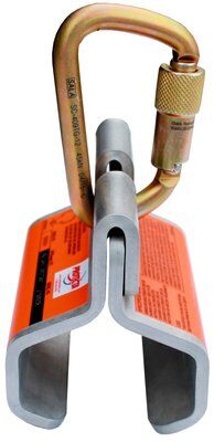 RailDog Sliding Rail Anchor - Installs onto 2-3/4 in. to 3-1/4 in. wide rails - Hands free horizontal mobility - Stainless steel - Carabiner - 3M PROTECTA 2199938 image 2