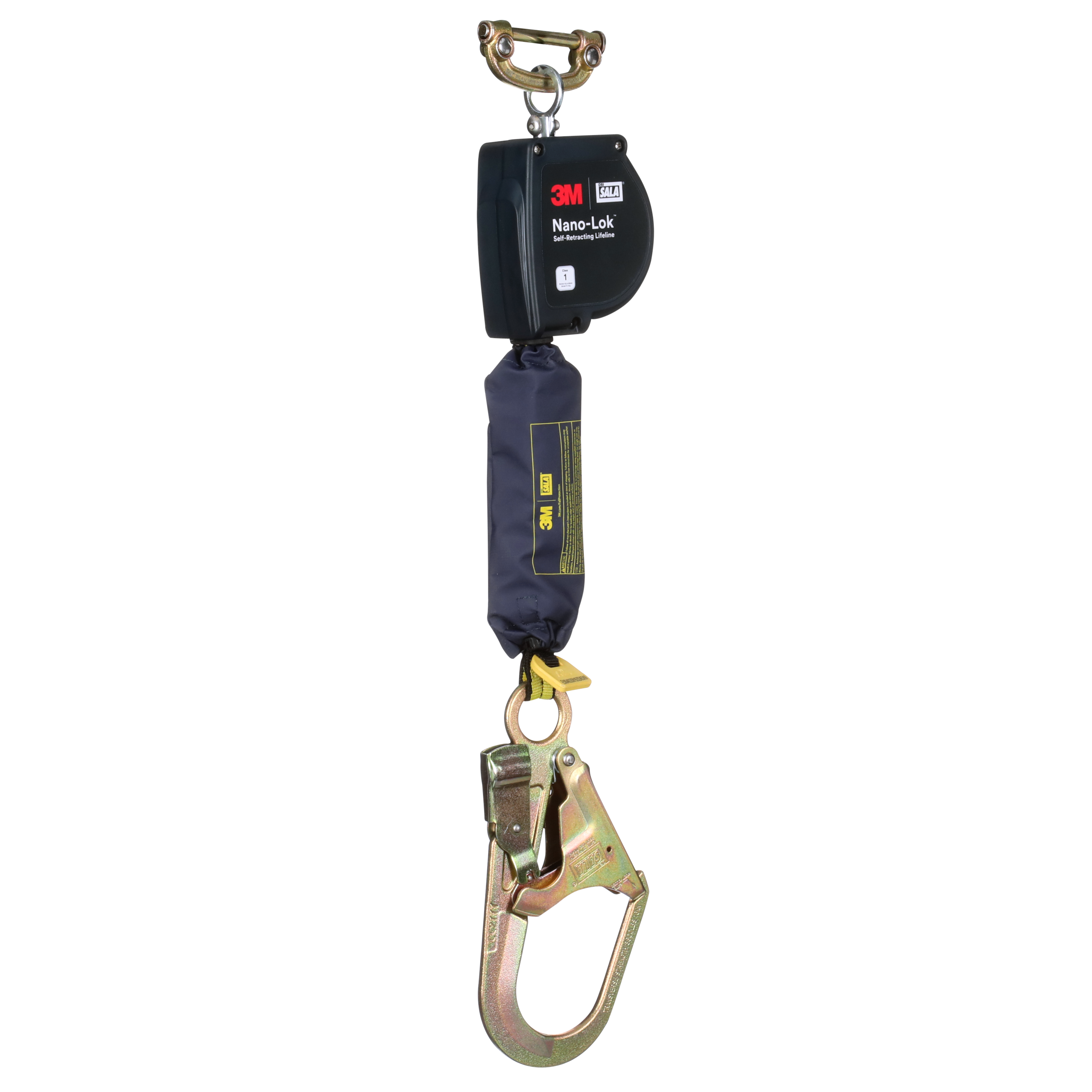 Nano-Lok XL Self-Retracting Lifeline with Quick Connect, Web, Steel Rebar Hook, 9 ft., Class 1, ANSI - 3M DBI-SALA 3100602 image 0