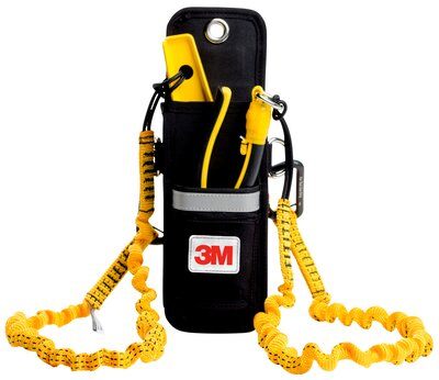 1500106 - Dual Tool Holster - Attaches to belt - Magnetic tool holder - Reflective - Drain vent - 5lb. capacity - 1 EA - 3M DBI-SALA image 0