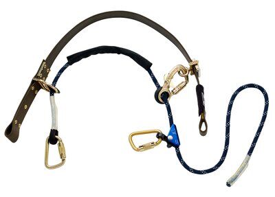 1204057 - Wood Pole Climber's Fall Restricting Device - ROPE - For distribution poles - MIN: 5.5″ dia./17.5″ circ. – MAX: 18.5″ dia/58″ circ. image 0