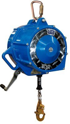 3400661 - Sealed-Blok (SRL) Self Retracting Lifeline - 175 ft. (53.3m) - 3-way emergency retrieval system - Stainless steel cable lifeline - Swiveling stainless steel snap hook - Saflok anchorage carabiner - Cable tie-off adaptor - 4 ft. w/ carabiner image 0