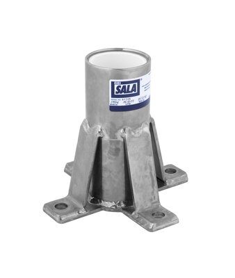 Floor Mount Davit Base, stainless steel - Bolts to concrete or steel floors - Permanent davit base - For confined space davit mast - 3M DBI-SALA 8518347 image 0
