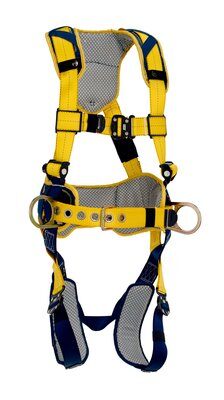 Delta Construction Style Positioning Harness - Back &amp; side D-rings, Quick-connect leg and chest straps - Shoulder/back/leg padding image 0