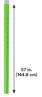 Lower Mast Extension - 57 in. (144.8 cm) - Fits confined space offset davit masts - Combine up to 2 extensions - Extends davit mast height - 3M DBI-SALA 8518004 image 0