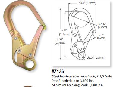 440AS Shock Absorbing Web Lanyard - French Creek Fall Safety image 1