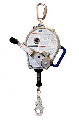 3400843 - Sealed-Blok (SRL) Self Retracting Lifeline - 55 ft. (16.76m) Aramid rope lifeline - 3-way retrieval winch - Mounting Bracket - Equipment bag - Swivel snap hook image 1