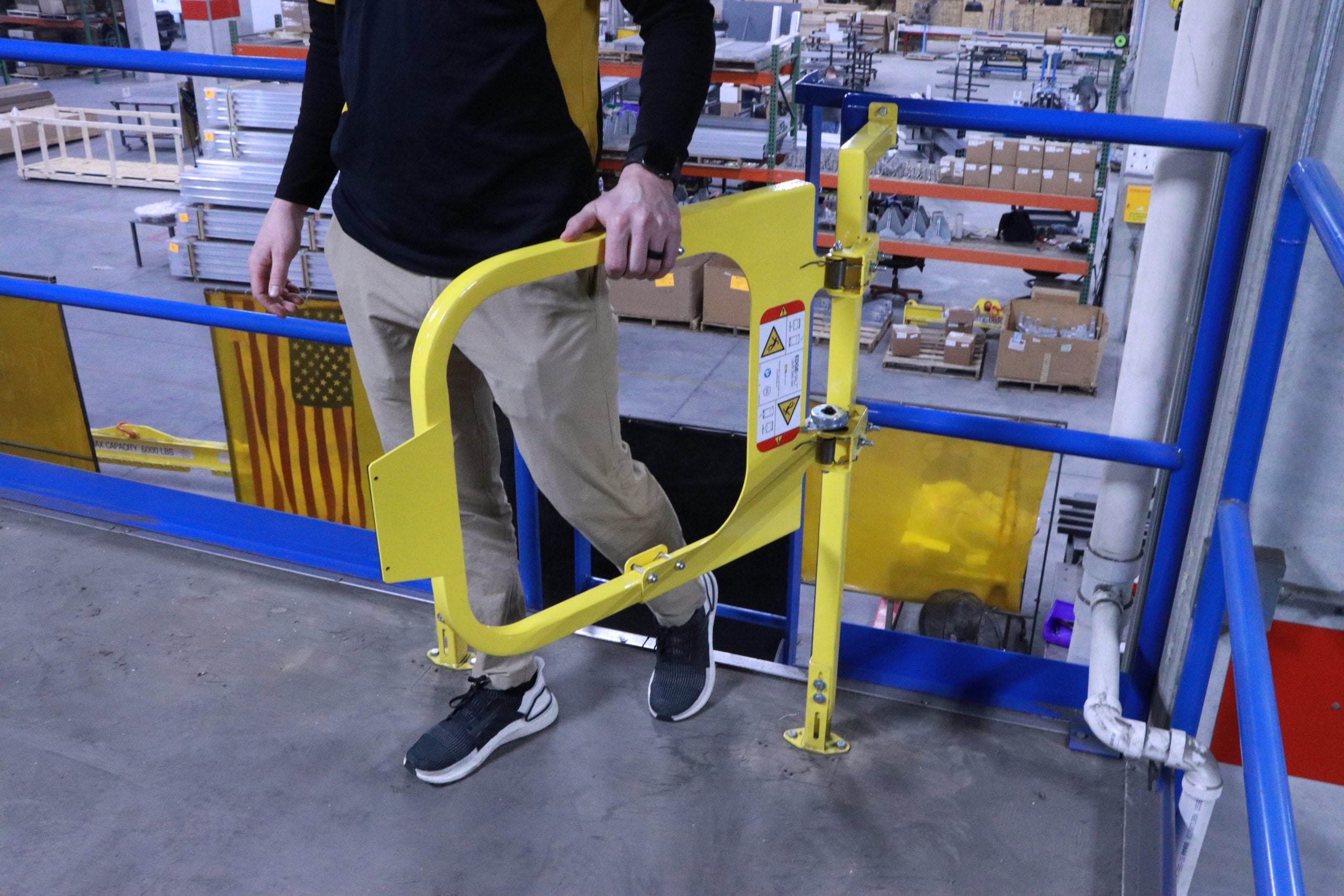 EdgeHalt Ladder Safety Gates with Slam-Proof technology - PS DOORS image 1