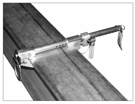 Fixed Beam Anchor - Reusable beam anchor - Installs into steel I-beam - Use in any direction - Swiveling steel D-ring - Detent-style attachment - 3M DBI-SALA 2108406 2108407 2108408 2108410 image 3